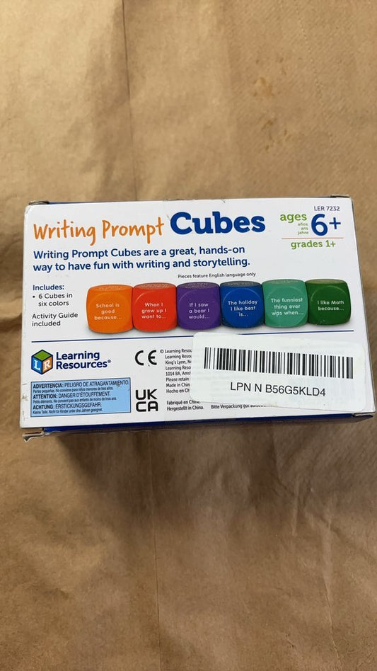 Learning Resources Writing Prompt Cubes
