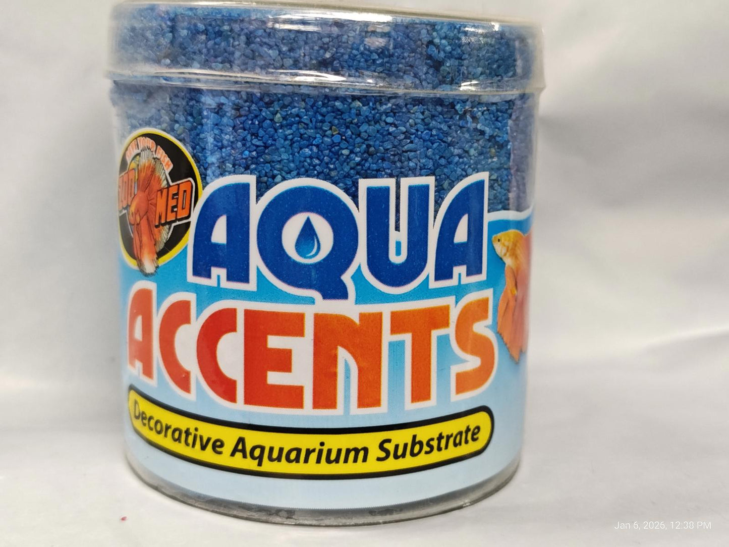 Blue Sand 8 ounce Aquarium Substrate  Accents Fish Tanks