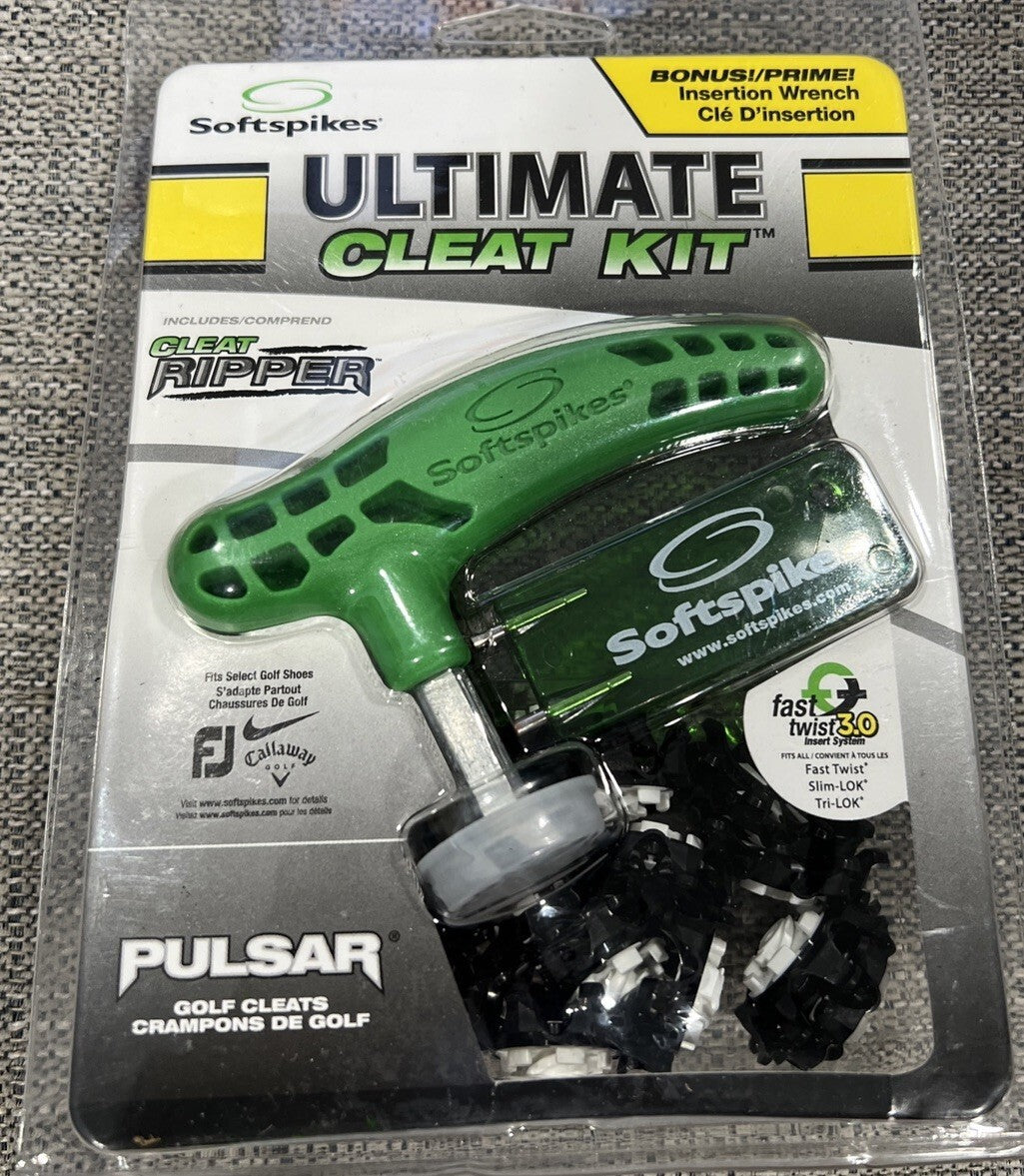 Softspikes Ultimate Cleat Kit Pulsar Golf Spikes Ripper Wrench Fast Twist 3.0
