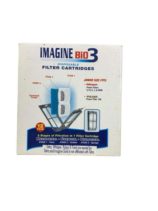 Imagine Bio3 disposable filter cartridges designed for efficient filtration, suitable for sizes B, C, and D.