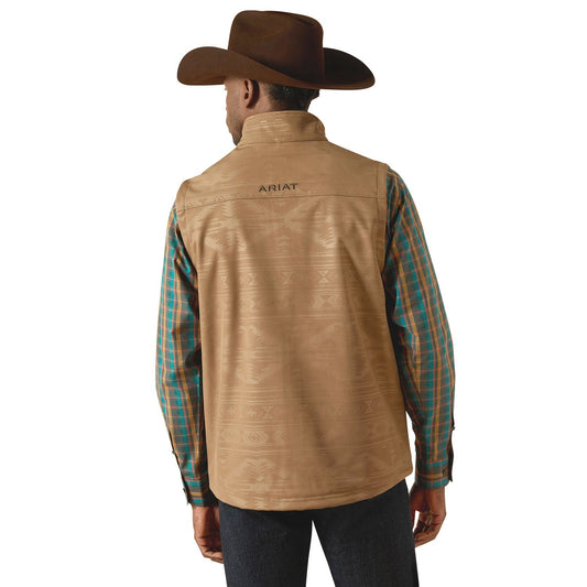 Ariat Mens "Vernon" Softshell Vest – Wind-Resistant Stretch Outdoor Vest