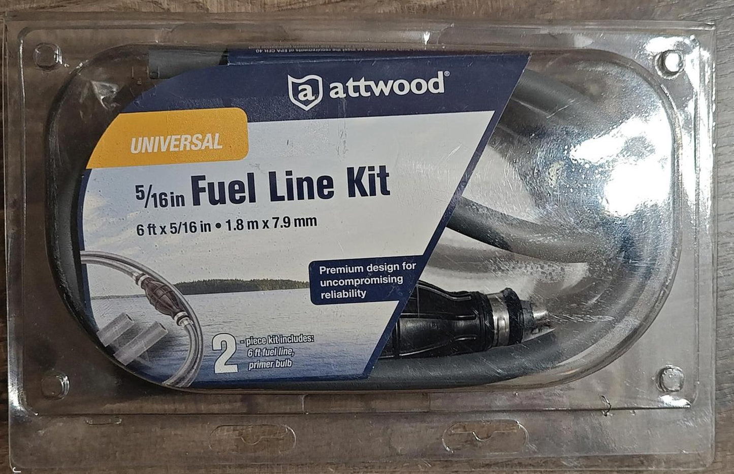 Attwood 5/16in Fuel Line Kit designed for premium fuel delivery and reliability.