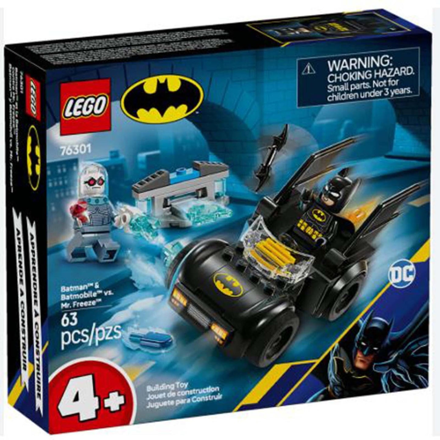 LEGO® Batman And Batmobile Verses Mr Freeze Building Set 76301 NEW
