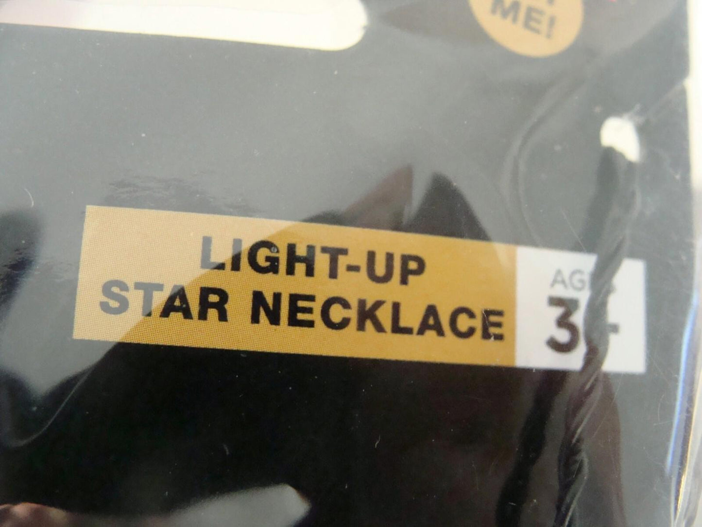 NEW SEALED 2 New Year Necklace Accessories Light up Stars Celebrate Party