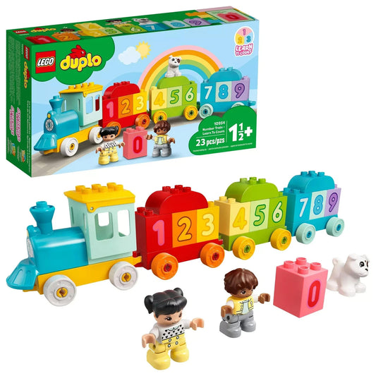 LEGO DUPLO My First Number Train Toy with Bricks for Learning Numbers, 10954 NEW