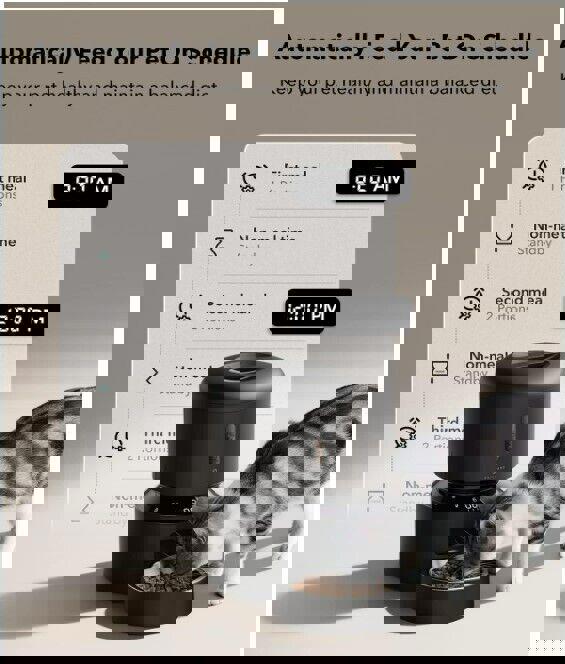 PETLIBRO Automatic Cat Feeder, 5G WiFi Pet Feeder with APP Control for Dry Food