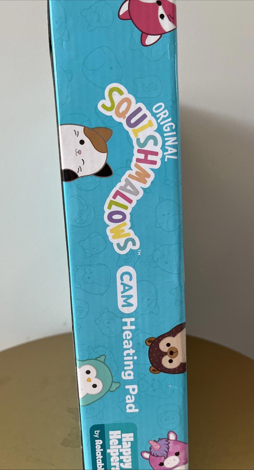 Squishmallows CAM The Cat Heating Pad Plush Animal By Happy Helpers