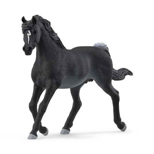 Black Horse Figurine with detailed features and a glossy finish.