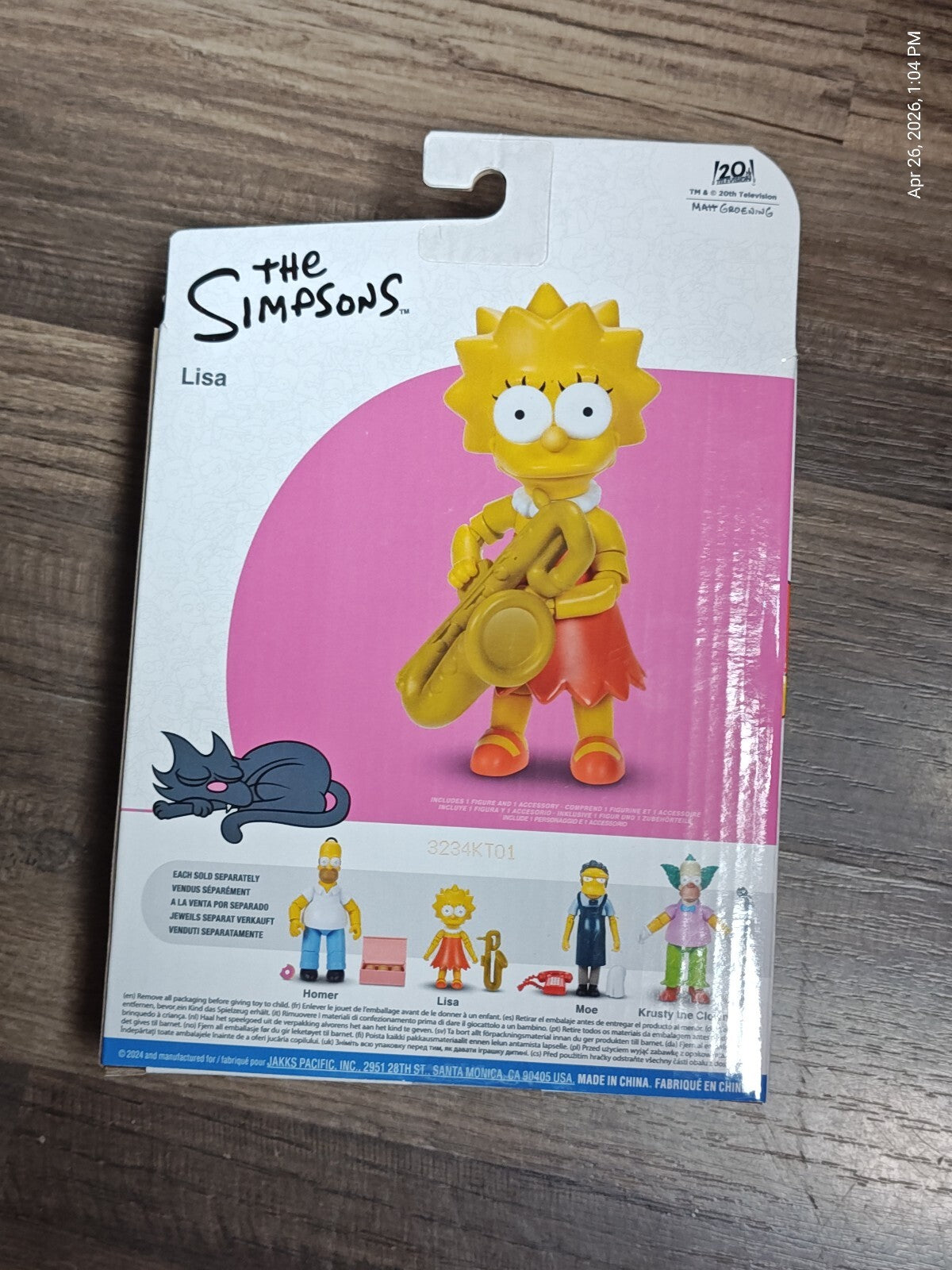 Jakks Pacific the Simpsons Lisa Simpson New Read
