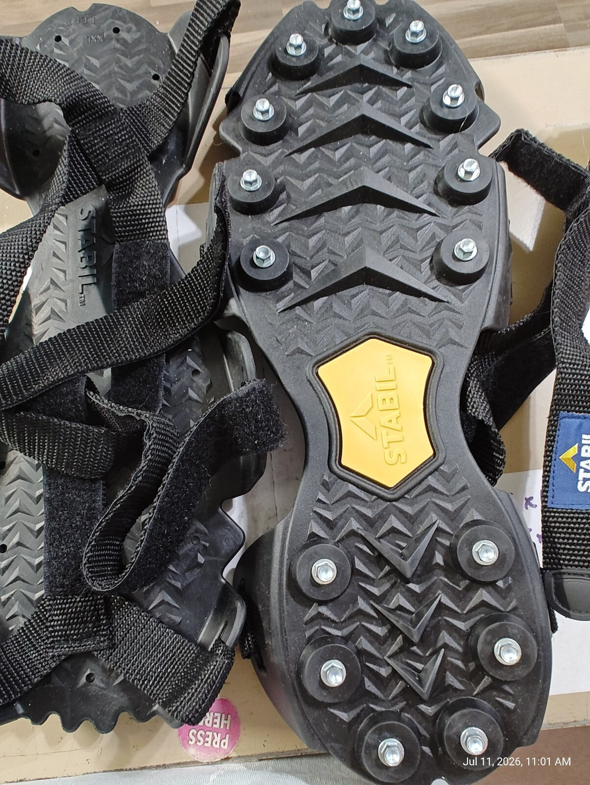 Stabilizers MAXX Heavy-Duty Traction Cleats Safety in Ice & Snow 1 pair xXL