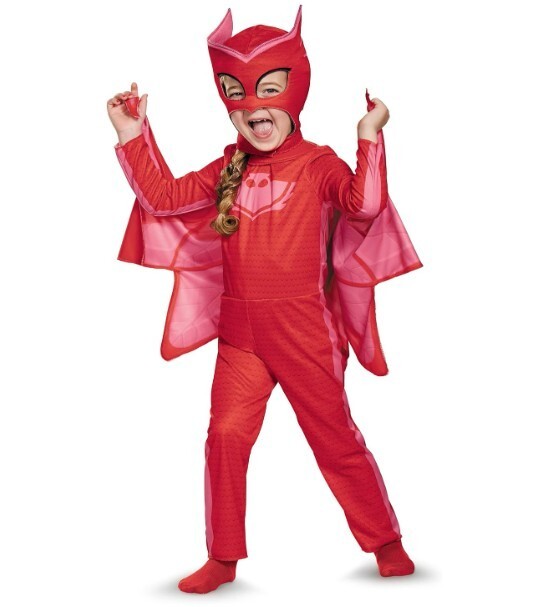 Disguise  Girl's PJ Masks Owlette Cosplay Outfit with Mask & Cape (2T)