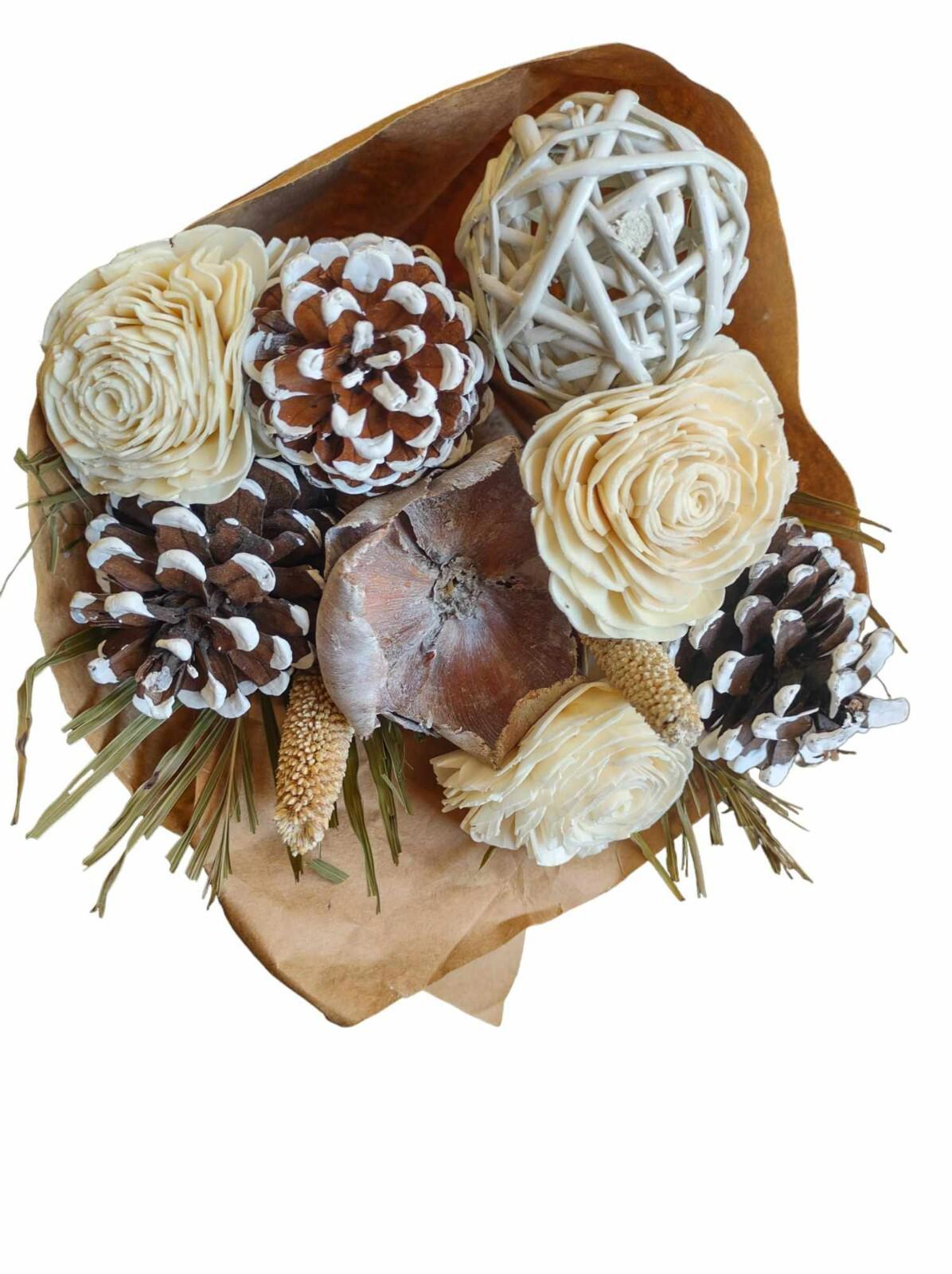 garden collections christmas classic dried bouquet