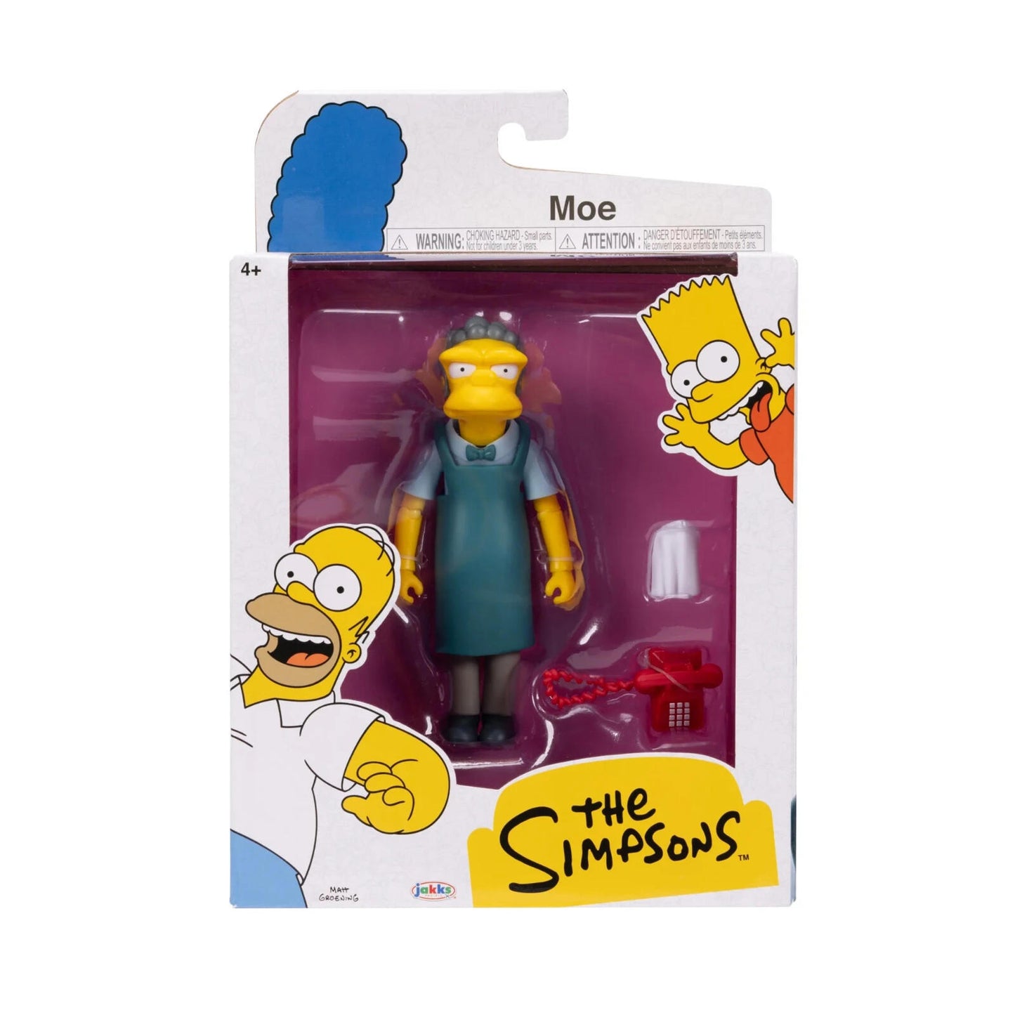 Jakks - The Simpsons 5 inch Action Figure Moe