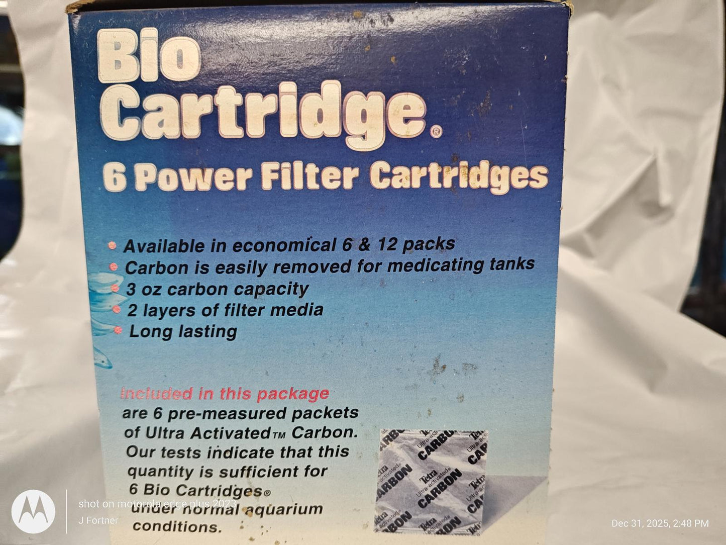 Tetra BIO-BAG Medium Disposable Filter Cartridges For Aquariums 6 Pack