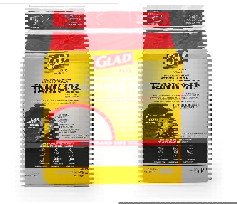 Glad Pets Black Charcoal Puppy Pads Puppy Potty Training Pads That ABSORB 100pk