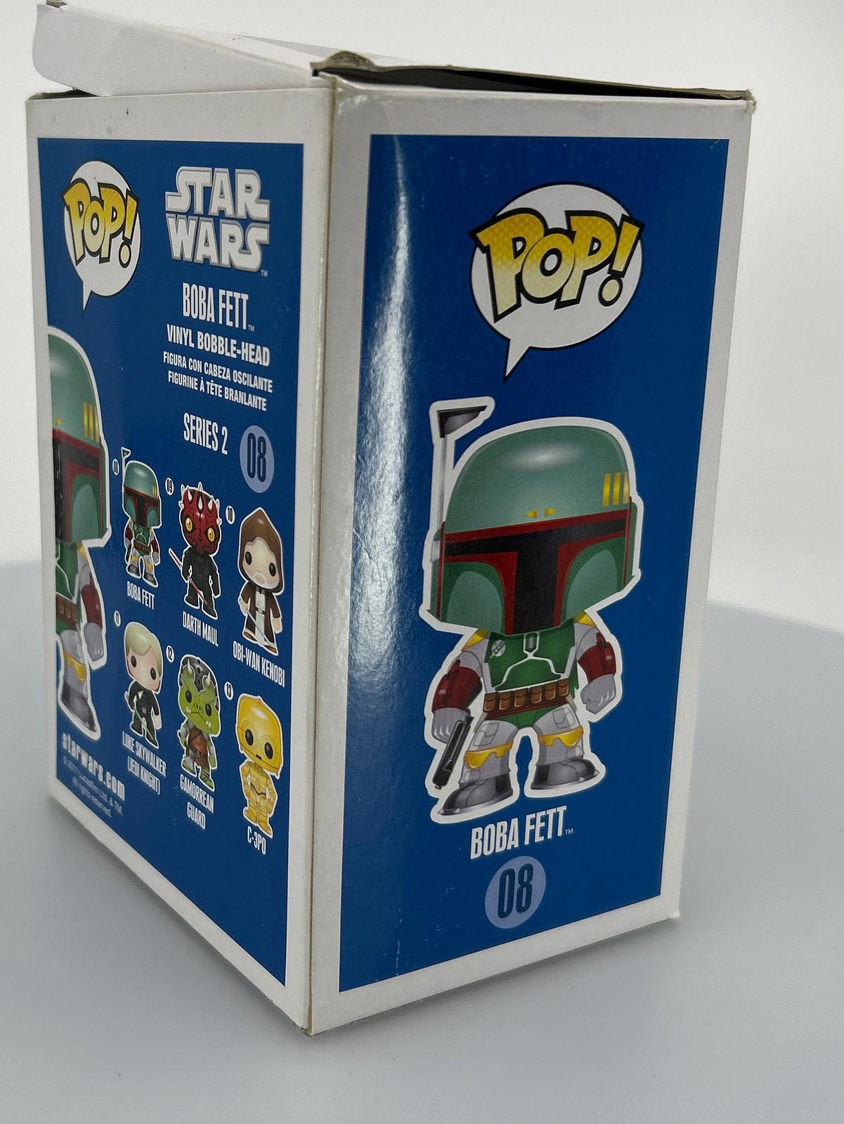 Funko POP! Star Wars Blue Box Boba Fett #8 Vinyl Figure DAMAGED BOX SEE PICS