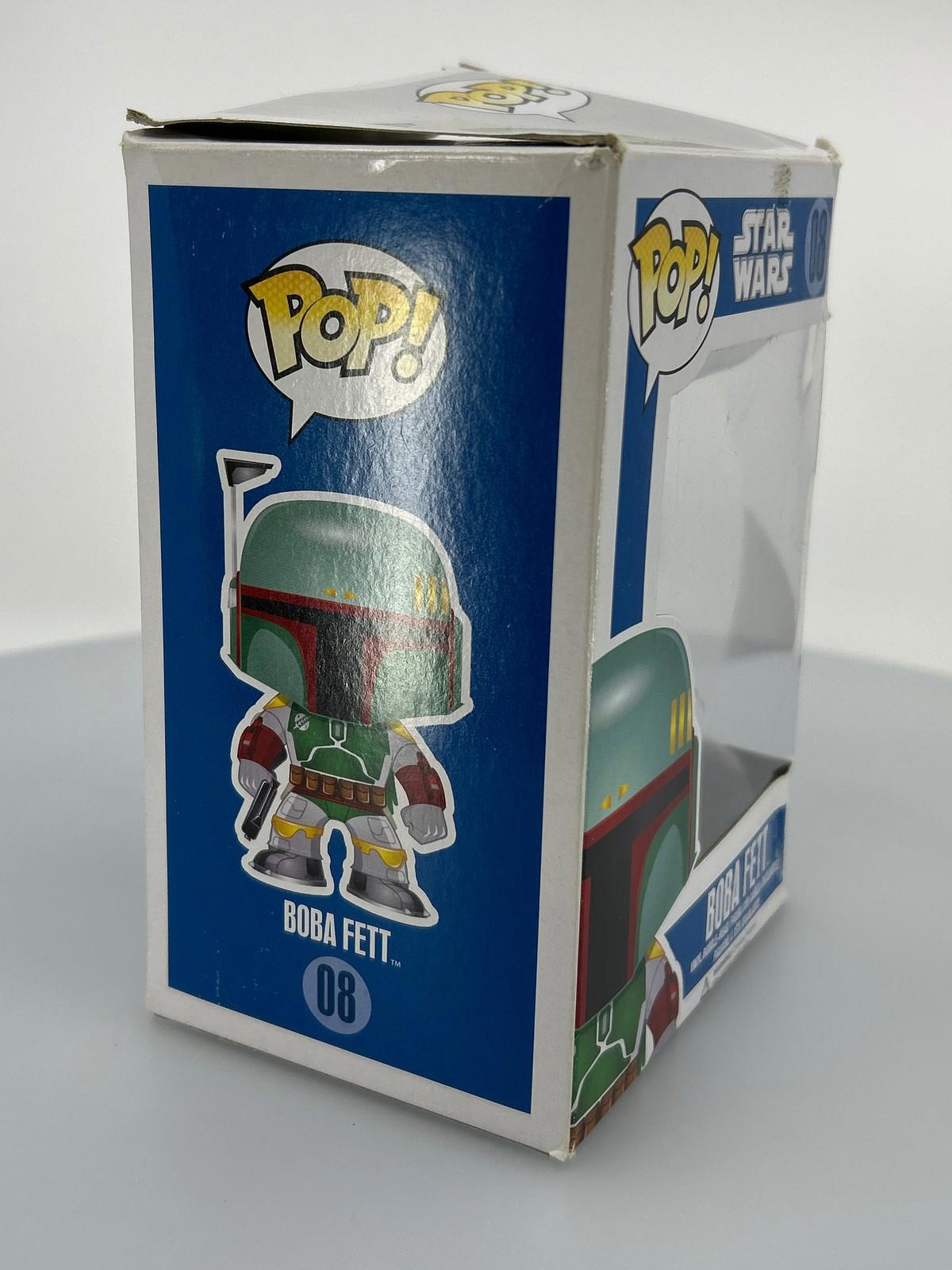 Funko POP! Star Wars Blue Box Boba Fett #8 Vinyl Figure DAMAGED BOX SEE PICS