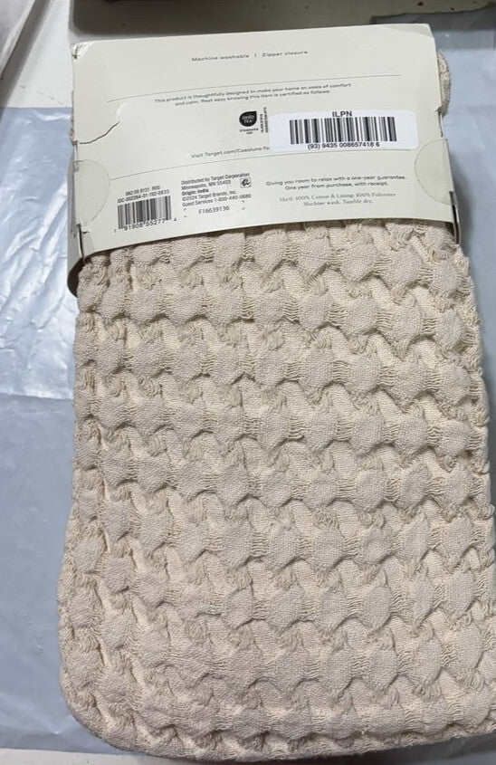 Casaluna Waffle Body Pillow Cover 20 by 52 Brand new in package