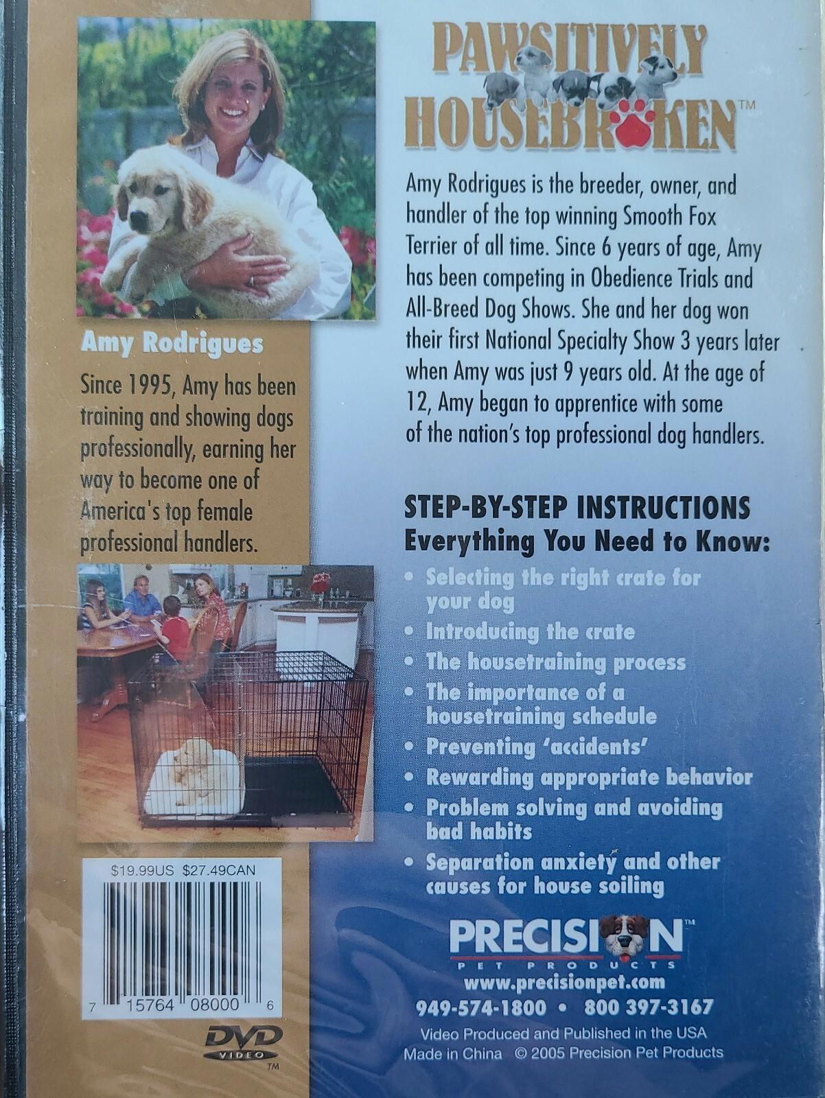 Pawsitively Housebroken Lessons (DVD) A Lifetime Dog Pet Crate Training