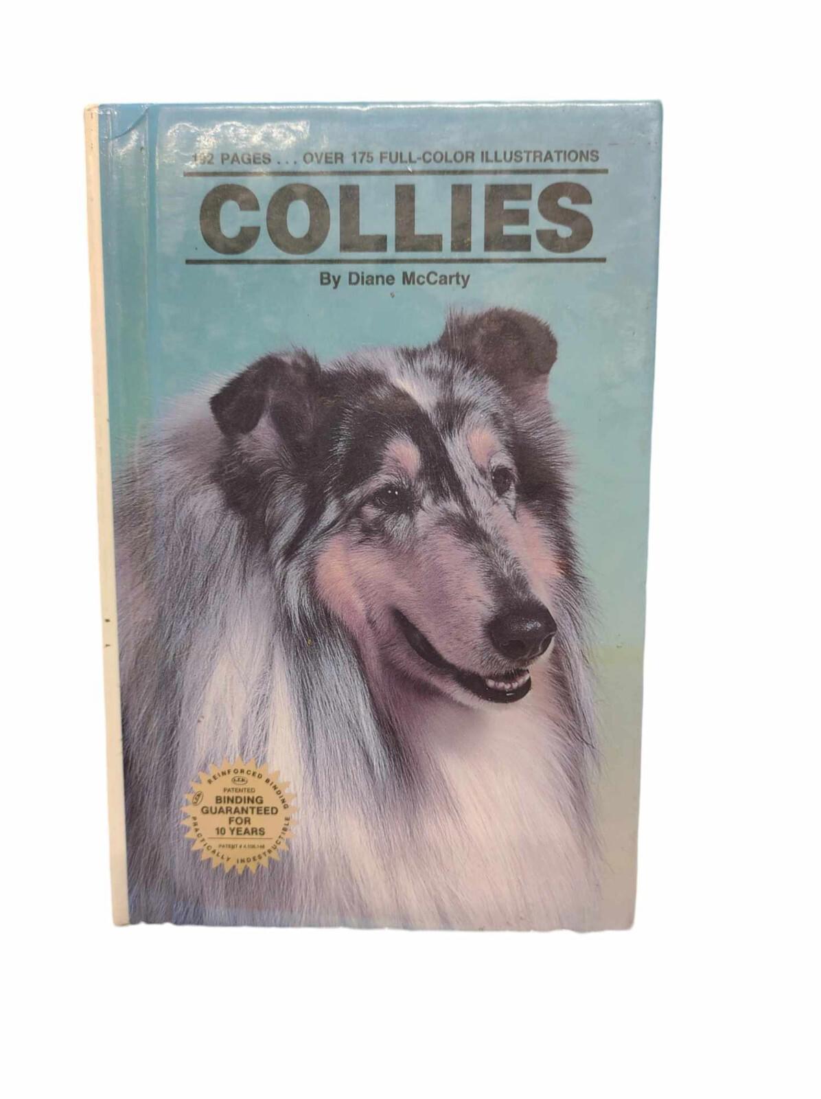 Collies book by Diane McCarty featuring a collie dog on the cover with colorful illustrations.