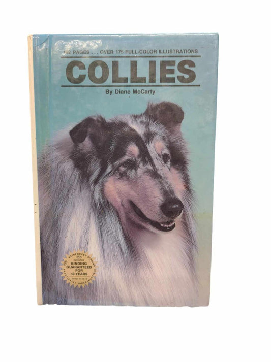 Collies book by Diane McCarty featuring a collie dog on the cover with colorful illustrations.
