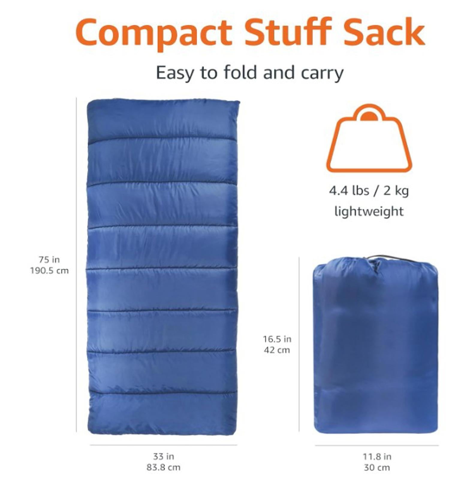 Compact Stuff Sack features a lightweight design, easy to fold and carry, ideal for outdoor adventures.