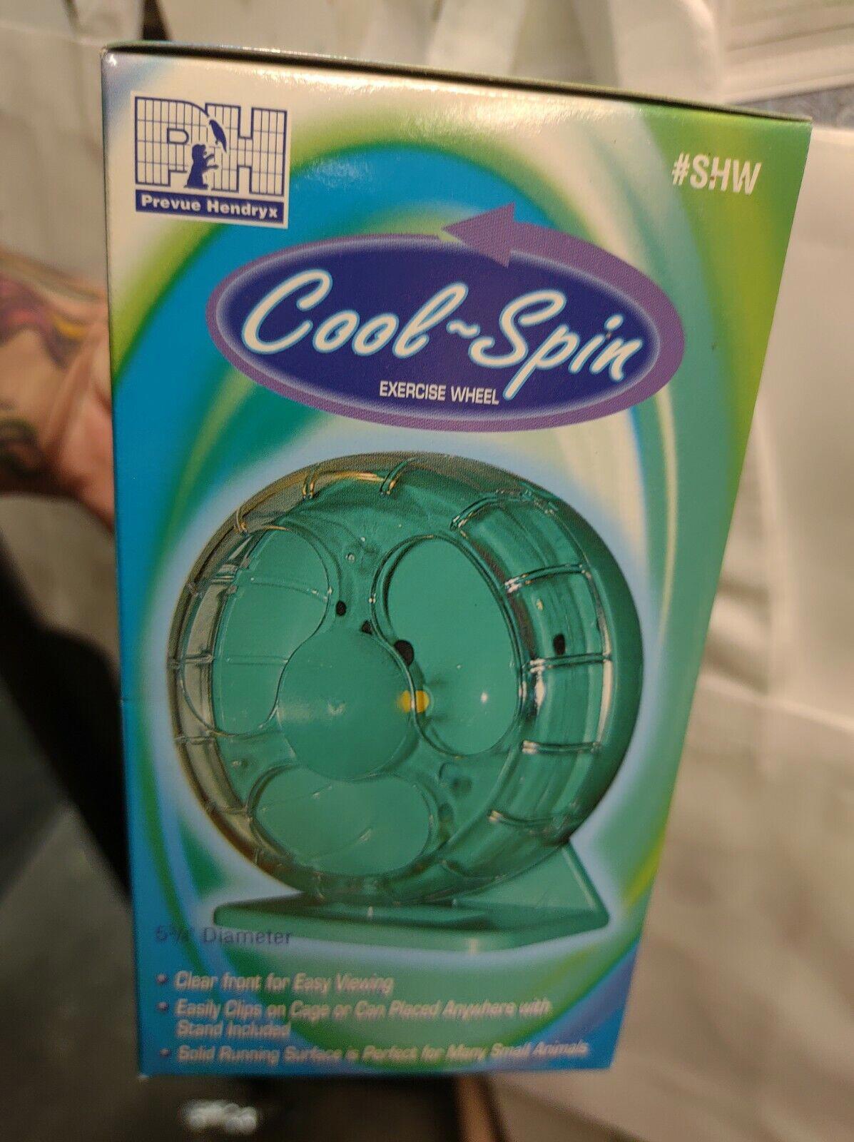 Cool-Spin exercise wheel designed for easy viewing and operation, featuring a clear design.