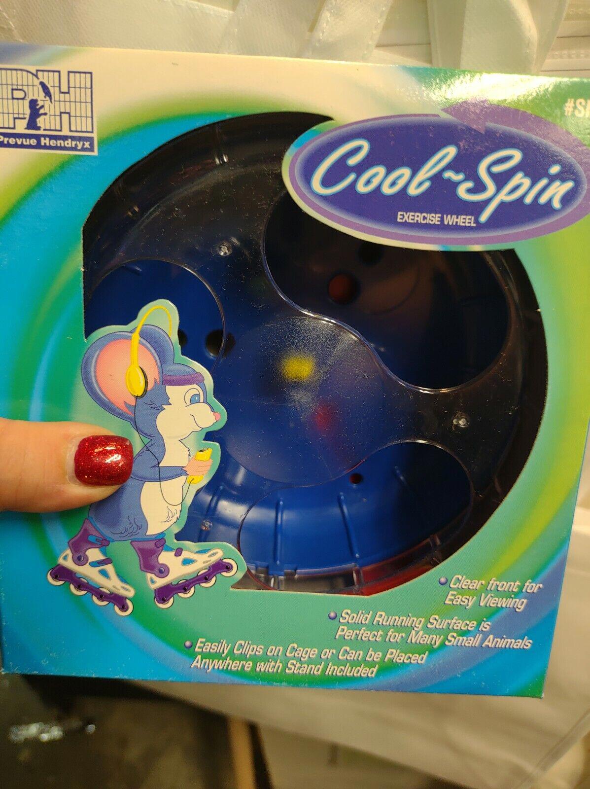 Cool-Spin exercise wheel with clear front for easy viewing and solid running surface.