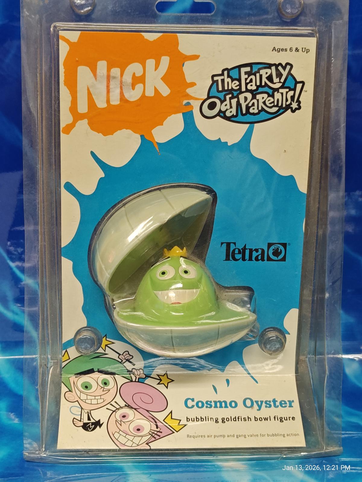 Cosmo Oyster from The Fairly OddParents, a green bubbling gumball figure in a clam shell.