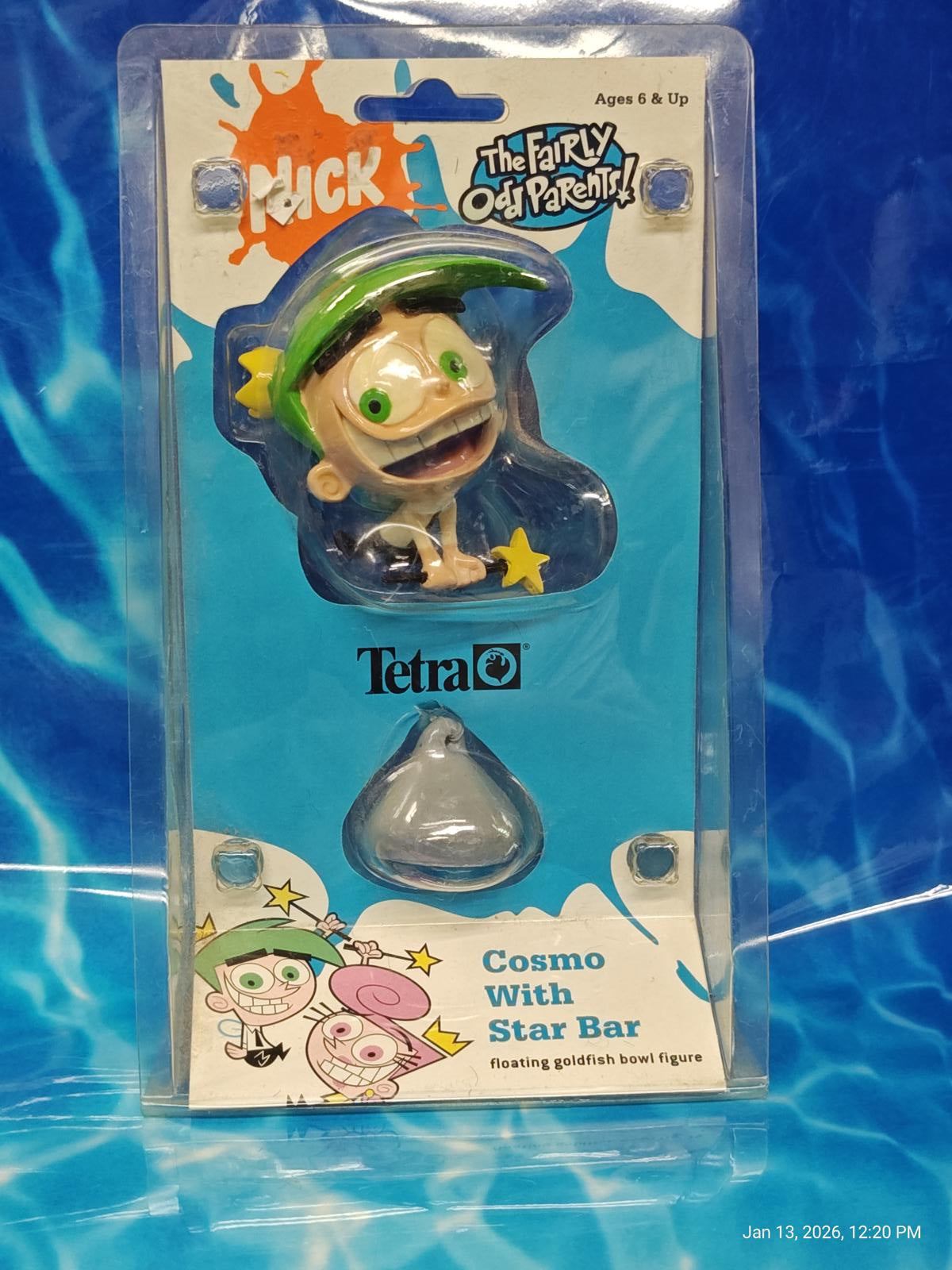 Cosmo with Star Bar action figure from The Fairly OddParents, featuring a playful design and vibrant colors.