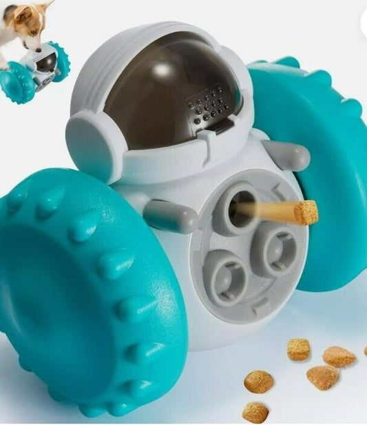 Dog Toy Interactive Treat Dispenser  for Small Dogs & Cats Assorted Colors