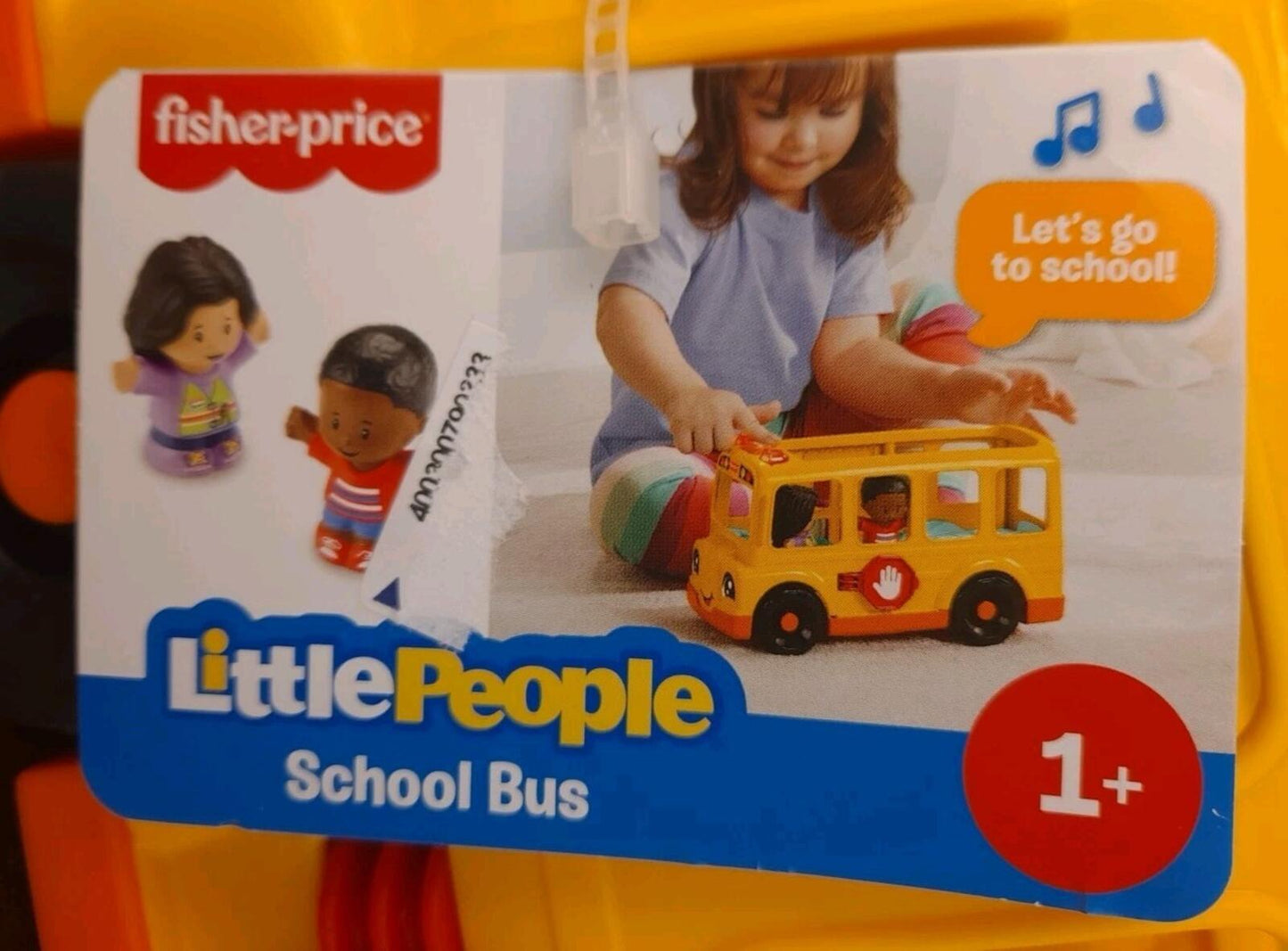 Fisher Price Little People School Bus Brand ABC With Two Figures New