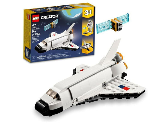 LEGO Creator 3 in 1 Space Shuttle Toys - Space Toys Building Set for Boys & Girl