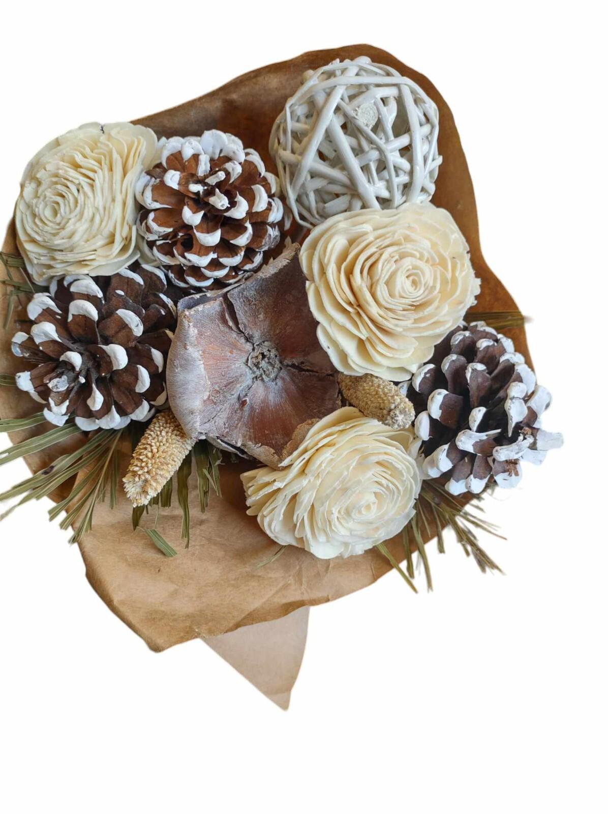 garden collections christmas classic dried bouquet