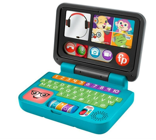 Fisher-Price Baby & Toddler Toy Laugh & Learn Let’S Connect Laptop Pretend Compu