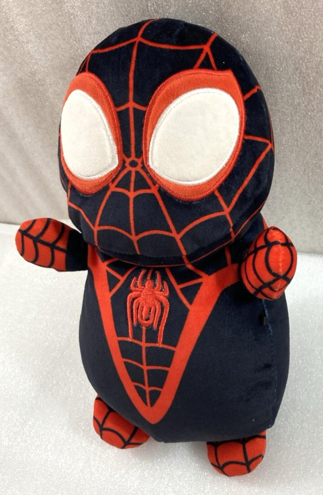 Marvel Black Spiderman Miles Morales 11" plush Squishmallows Hug Mees Jazwares