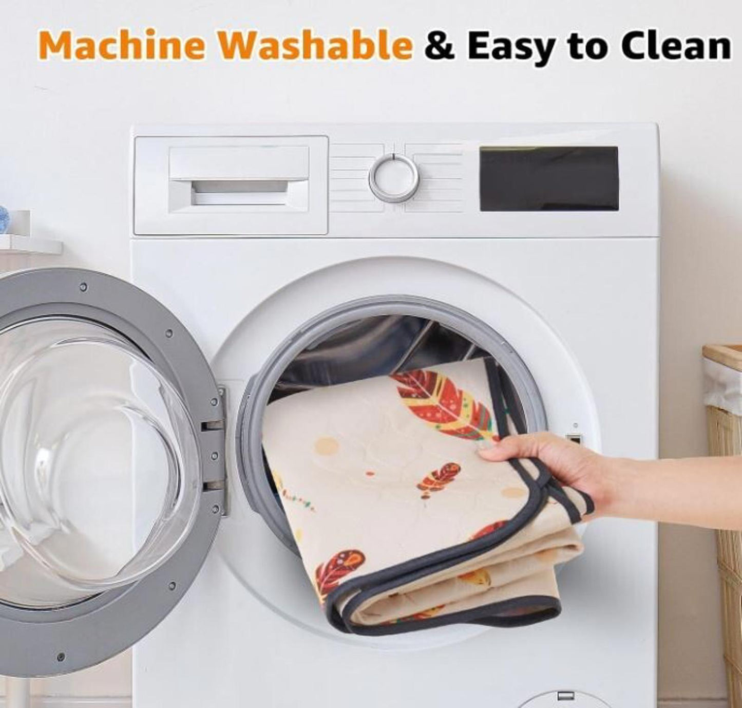 Dog Pee Pad 36" by 41"  Washable: Reusable Puppy Pad,  Waterproof 2 PK