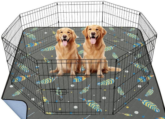 Washable Pee Pas for Dogs: 72" by 72"  Lagre Reusable Pad for Dogs, Waterproof