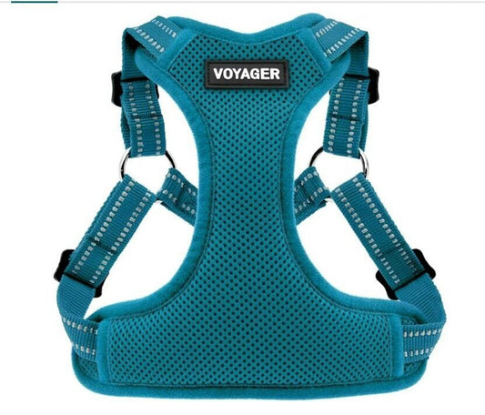 Voyager Adjustable Dog Vest Harness Breathable No Pull Harness for, Large