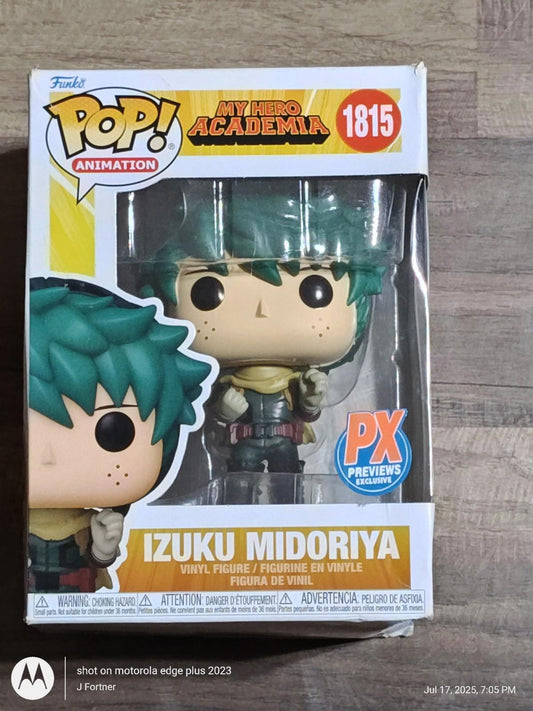 Funko Pop My Hero Academia Izuku Midoriya - Deku Hooded PX Exclusive #1815
