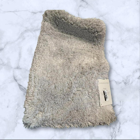 Casaluna Cotton Plush  40x24" Bath Rug Sofy Lite Grey NEW  60% /40% Blend