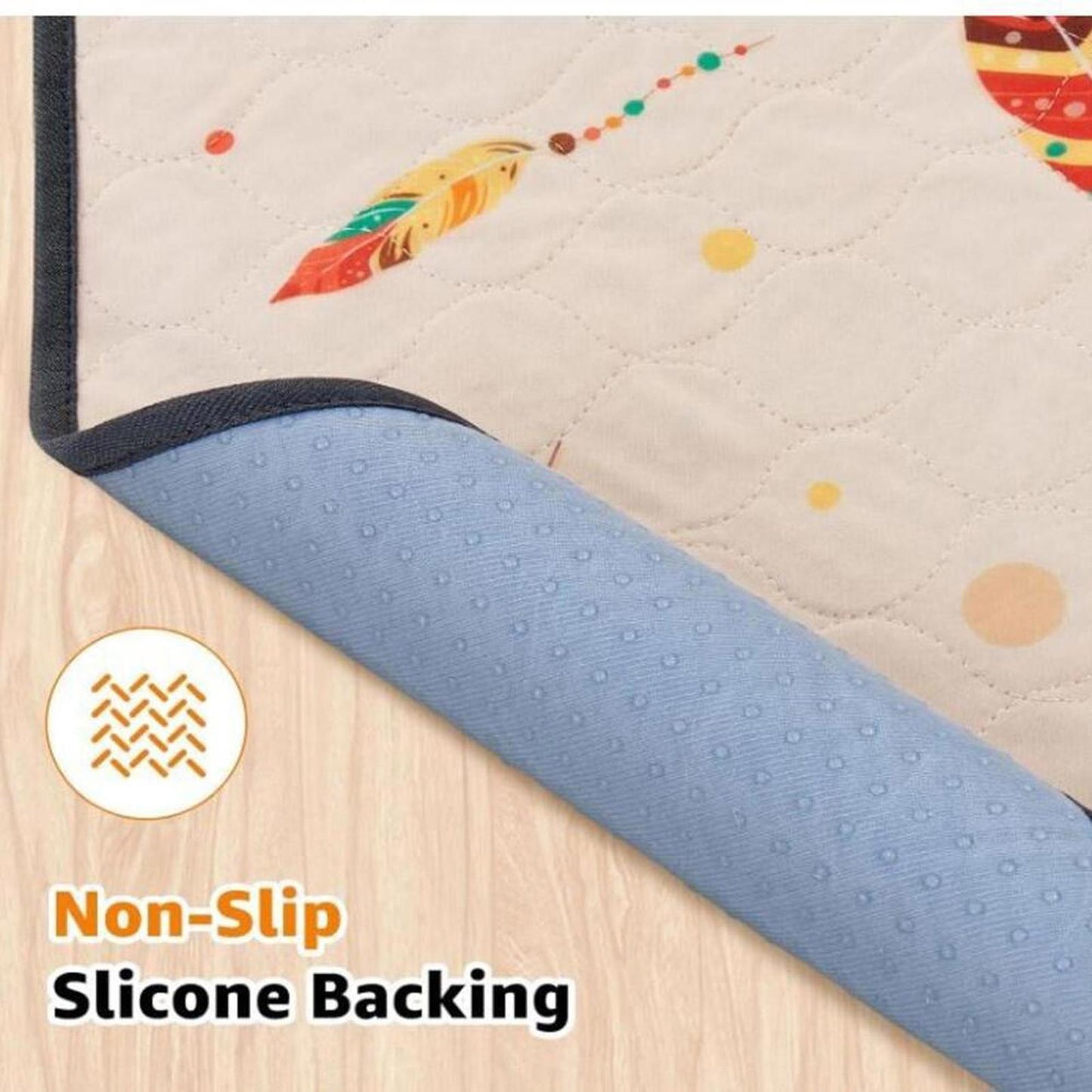 Washable Pee Pas for Dogs: 35 X 32  INCH 2PK Pad for Dogs, Waterproof  WHITE/TAN