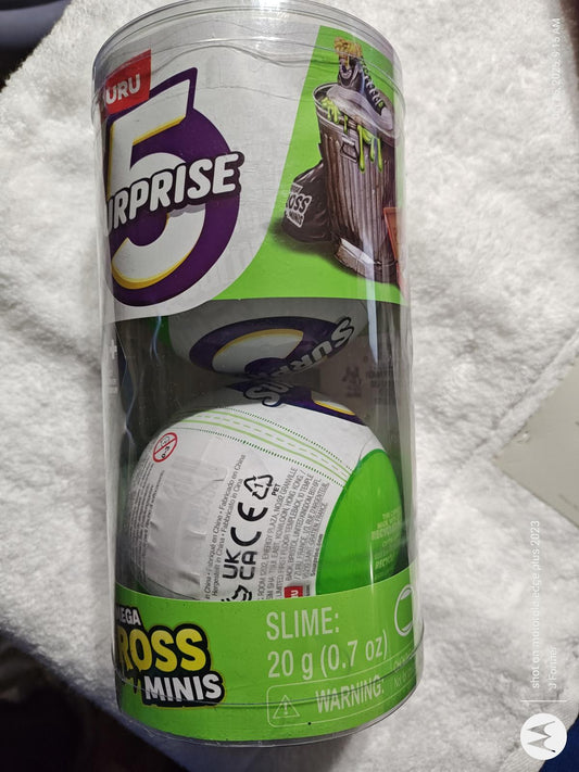 5 Surprise Mega Gross Minis Series 2 by ZURU Mystery, Collectible, Mini 2 Pack