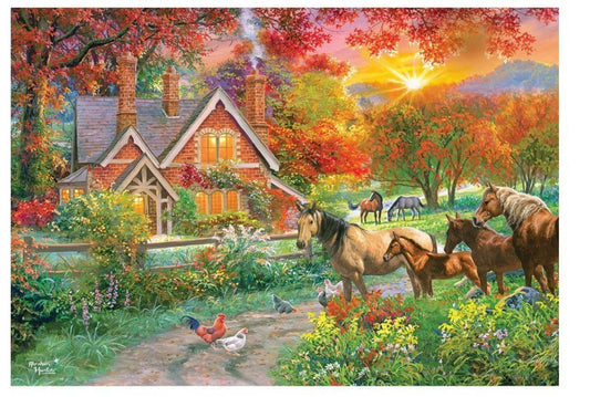 RoseArt Homestead 1000 Piece Jigsaw Puzzle By Abraham Hunter