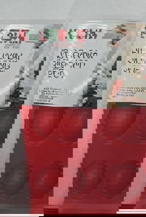 Kolorae Red Hot Chocolate Cocoa Bomb Silicone Mold Desserts candy 2 Pk