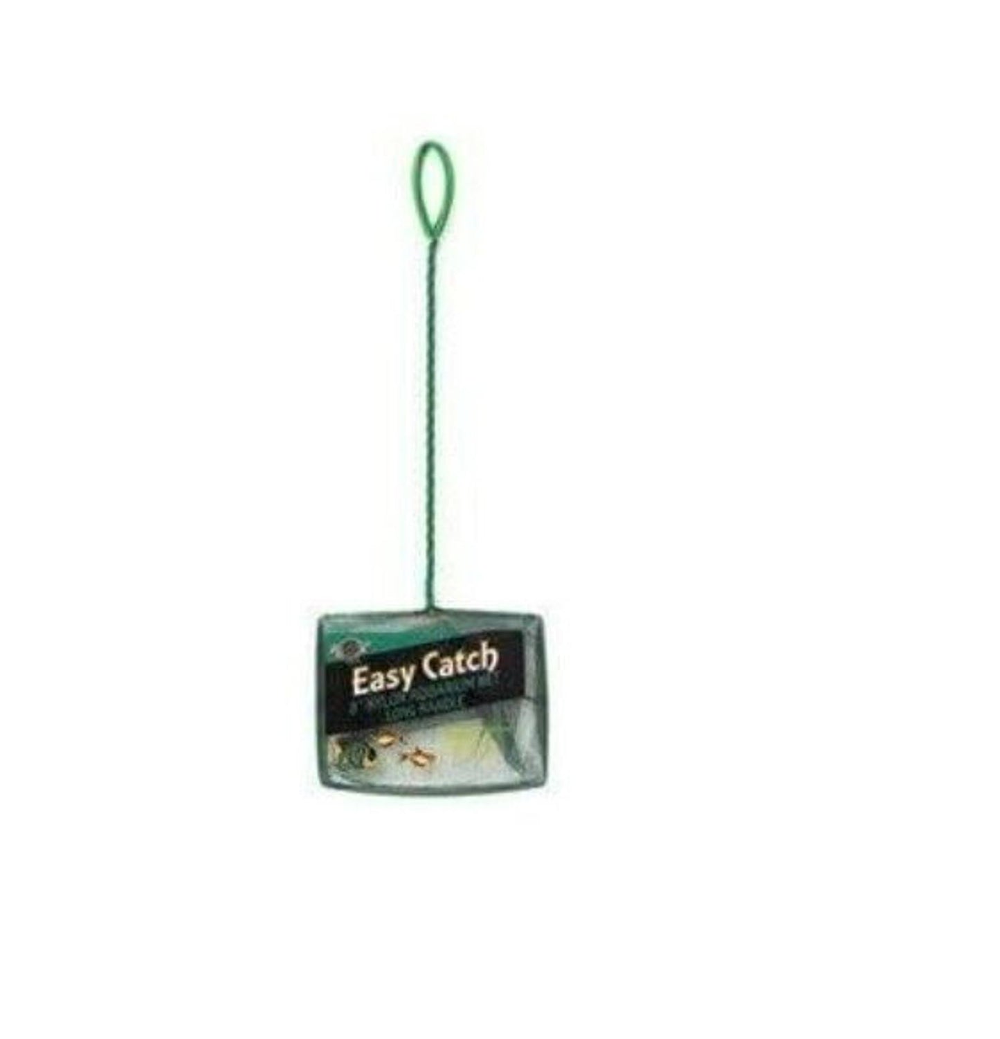 Easy Catch fish net with a green handle for easy fishing.