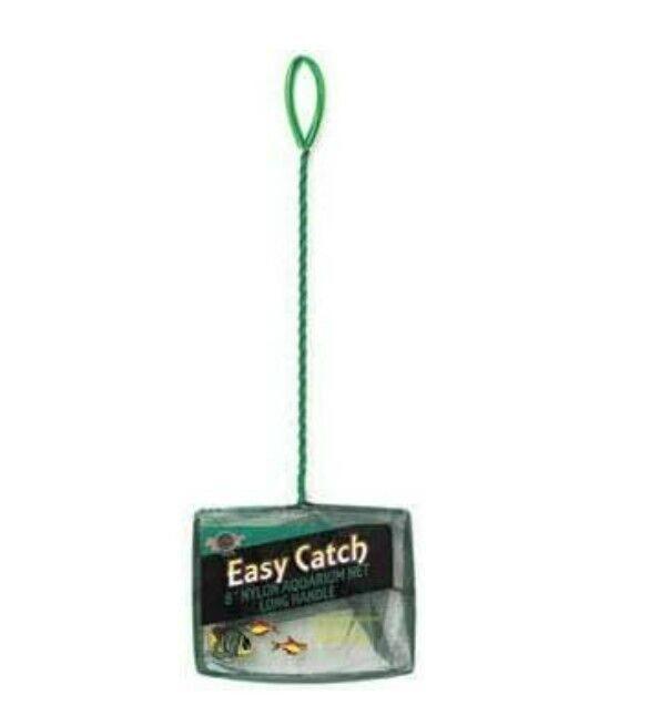 Easy Catch fish net with a green handle for easy fishing.
