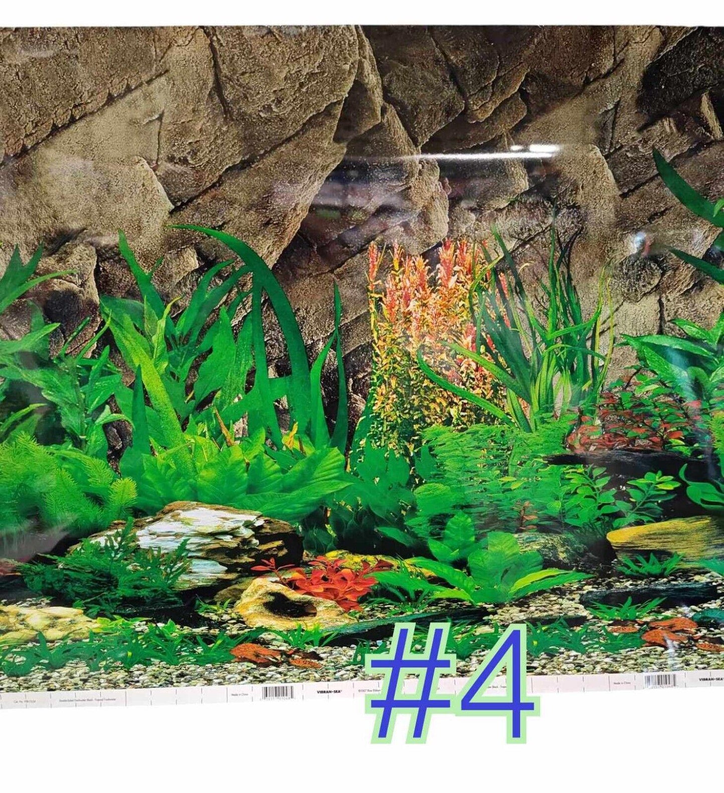 Aquarium/ Reptile Tank Backgrounds Choose your size- Double sided for added fun.