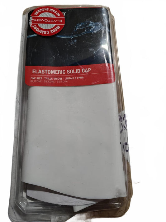 Elastomeric solid cap in packaging, designed for table use and protection.