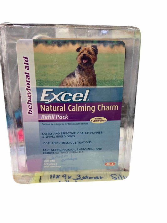 Excel Natural Calming Charm refill pack for calming puppies and small breed dogs.